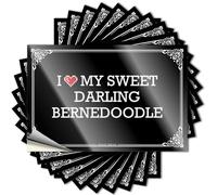 Sticker Positive, Things Gobelet I Love My Sweet Darling Bernedoodle | Stuff(12 x 18 cm)