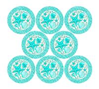 Sticker pour carrelage Etoiles de mer et coquillages