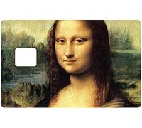 Sticker pour carte bancaire, format US, La Joconde, Mona Lisa - Différenciez et décorez votre carte bancaire suivant vos envies!!