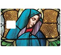 Sticker pour carte bancaire, format US, la vierge Marie - Différenciez et décorez votre carte bancaire suivant vos envies!!