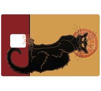 Sticker pour carte bancaire, format US, Le Chat noir, cabaret de Montmartre - Différenciez et décorez votre carte bancaire suivant vos envies!!