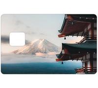 Sticker pour carte bancaire Fuji I LOVE MANGA, format US, Dicernez votre carte bancaire, 100% Made in France