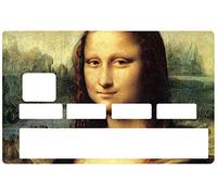 Sticker pour Carte bancaire, Mona Lisa, la joconde - Différenciez et décorez votre carte bancaire, votre carte de tickets resto... suivant vos envies ou passions !!