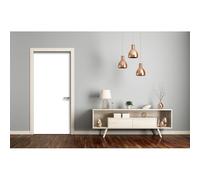 Sticker pour porte d'intérieur Home - L. 83 x l. 204 cm - Blanc