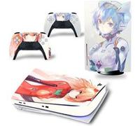 Sticker pour Sony Console PS5, NEON GENESIS EVANGELION-1528 G