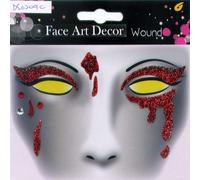Sticker pour visage Decor sang