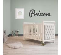 Sticker Prénom ou texte Personnalisé - Autocollant Mural, Chambre, Voiture, Vitrine, Meuble - 24 Couleurs pro - Décor Facile à Poser - Fabrication Française