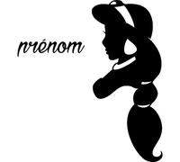 Sticker prénom personnalisable Princesse orientale