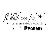 Sticker prénom personnalisable un prince