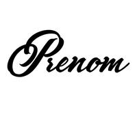 Sticker prénom personnalisé + 12 papillons 3D miroirs