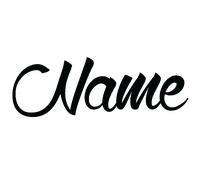 Sticker Prénom Personnalisé Calligraphie tendance