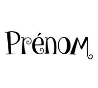 Sticker Prénom Personnalisé Enfants drôle
