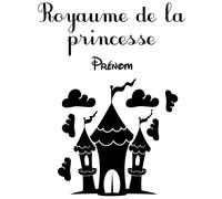 Sticker prénom personnalisé Royaume de la princesse
