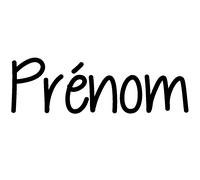 Sticker Prénom Personnalisé Scolaire charmant