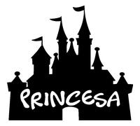 Sticker princesse château Princesa