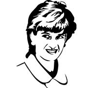 Sticker Princesse Diana