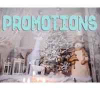 Sticker Promotions Hiver Neige 2 - Nombreuses tailles et couleurs disponibles