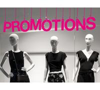 Sticker Promotions Lettres Suspendues - Nombreuses tailles et couleurs disponibles