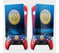 Sticker PS 5 Foot, Autocollant pour PS 5 Foot, Console et Manette, Edition Standard Disque, Skin Paris PS 5 (2 Manettes)
