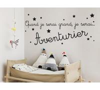Sticker Quand je serai grand... - Nombreuses tailles et couleurs disponibles