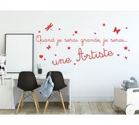Sticker Quand je serai grande... - Nombreuses tailles et couleurs disponibles