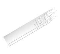 sticker Rayures 150 x 33 cm blanc (mat)