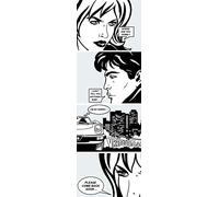 Sticker Réfrigérateur Anglais Amoureux Dialogue BD 59,5 cm X 180 cm - Décoration Intérieure Maison