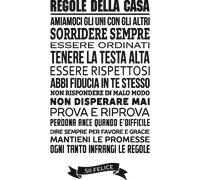 Sticker regole della casa