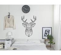 Sticker Renne Geometrique - Nombreuses tailles et couleurs disponibles