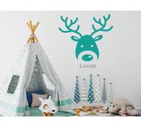 Sticker Renne Personnalisable - Nombreuses tailles et couleurs disponibles