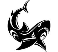 Sticker Requin gracieux