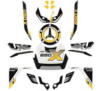 Sticker réservoir Pour SVT650X SVT 650 X 2024 Moto Réservoir Poignée Latérale Protection De Autocollant Pad Kits