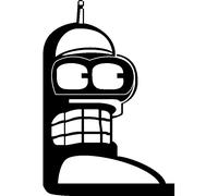 Sticker robot surpris