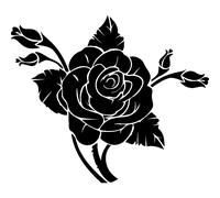 Sticker rose amoureuse