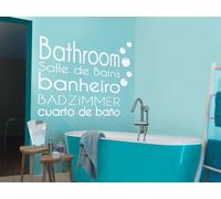 Sticker Salle de bain Bathroom - Nombreuses tailles et couleurs disponibles