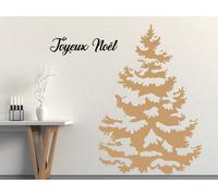 Sticker Sapin de Noël Naturel - Nombreuses tailles et couleurs disponibles