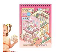 Sticker Scene - 3d Sticker Scene, Kids Craft Stickers, 3d Stickers, Decal Tapes Aesthetic Supplies Toys Games For Crafting, School, Classroom, Camping, Travel, Journaling, Crafts