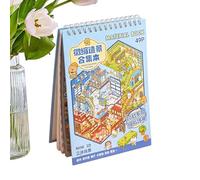 Sticker Scene - 7.48 Inch Miniature Landscape Stickers Book | Capture The Joy Series Visual Stickers | 3d House Sticker Pack For Girls Gift Children Friend. Paper Pet, 290g.