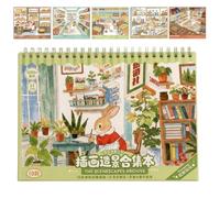 Sticker Scene Book - 1000+ DIY Decals, 10 Shop Theme Activity
