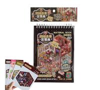 Sticker Scene Book, Horror Stickers, 7.48x5.31 Inches Decorative Decals for Kids, Halloween, Christmas, Birthday, Children's Day, Figures, Home, Wall, Cabinet, Pet Specialty Paper