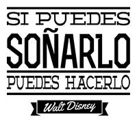 Sticker Si puedes soñarlo… Wallt Disney
