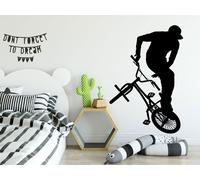 Sticker Silhouette BMX Freestyle - Nombreuses tailles et couleurs disponibles