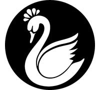 Sticker Silhouette cygne
