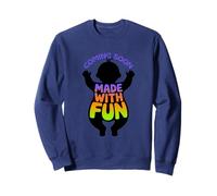 Sticker Silhouette de bébé - Fabriqué avec Plaisir 1 - Fan Fun Sweatshirt