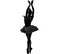 Sticker Silhouette d'une ballerine