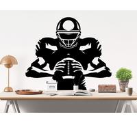 Sticker Silhouette Joueur de Football Américain - Nombreuses tailles et couleurs disponibles