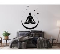Sticker Silhouette Position de lotus Chakras - Nombreuses tailles et couleurs disponibles