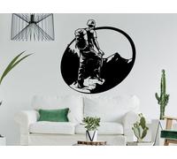 Sticker Silhouette Randonneur - Nombreuses tailles et couleurs disponibles