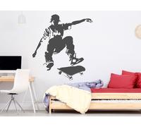 Sticker Silhouette Skateur - Nombreuses tailles et couleurs disponibles