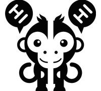 Sticker singes moitié